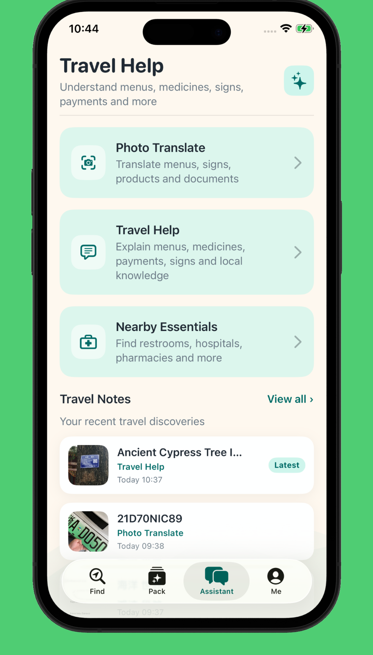 Travel Assistant in GowhereAI